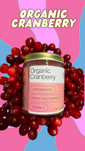 Organic Cranberry | Urinary Health & Antioxidant Boost Supplement