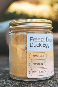 Freeze Dried Duck Egg Topper